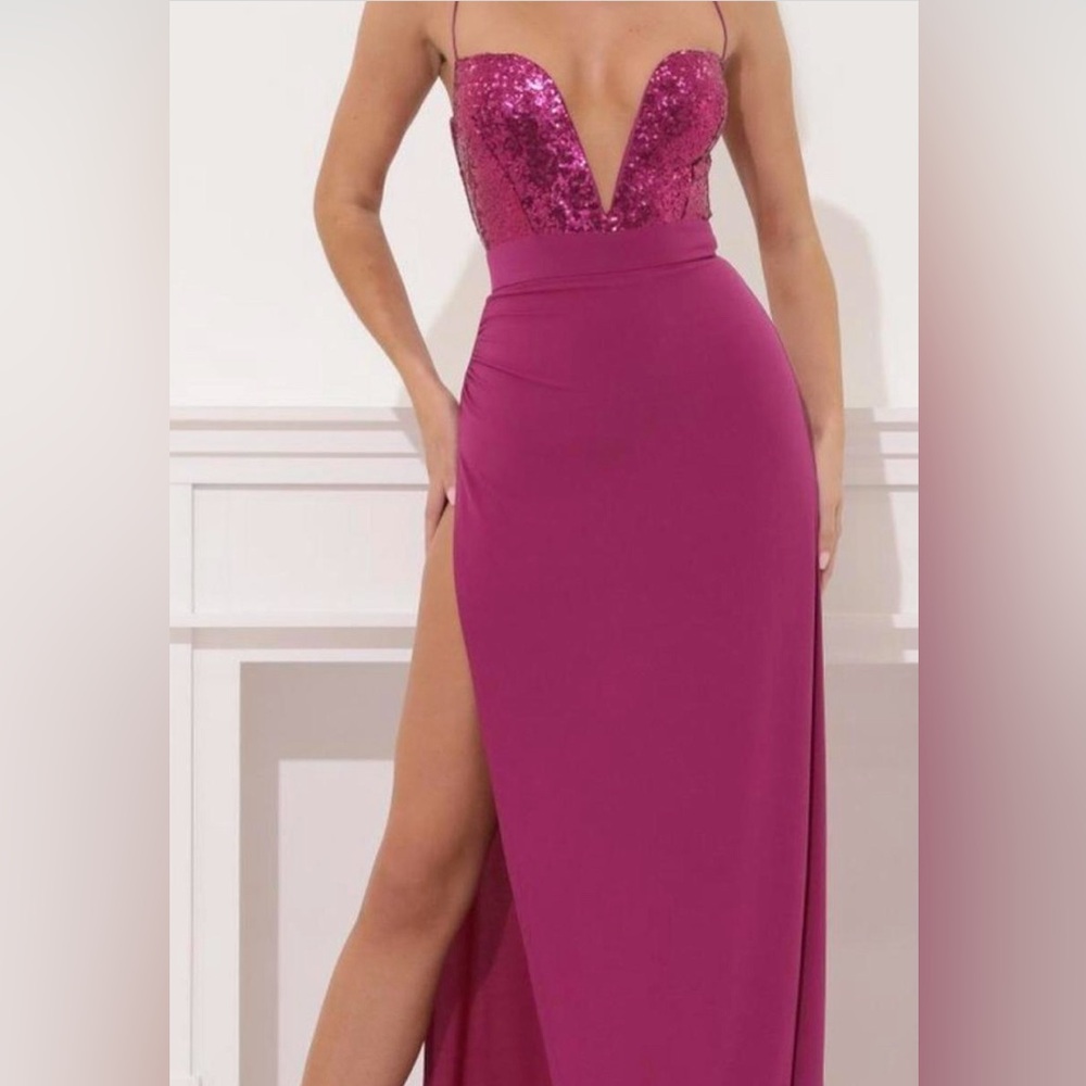 Lucy In The Sky Fuchsia Dress